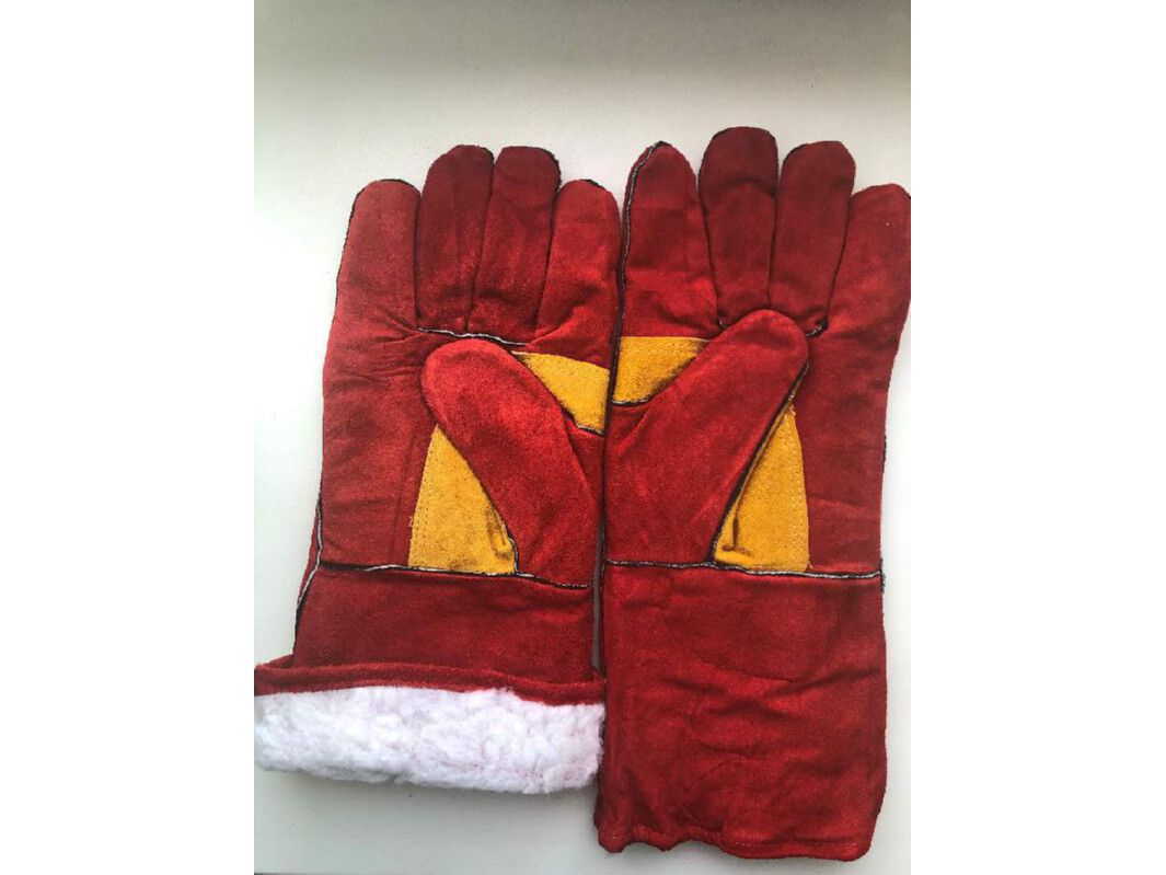 Краги спилковые "ЛЮКС" ЗИМА (12шт/уп) - фото в Миди Лтд Изображение товара Краги спилковые "ЛЮКС" ЗИМА (12шт/уп) в Миди Лтд