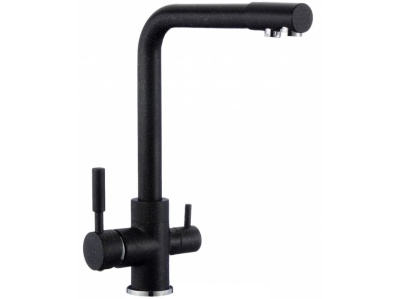 Смеситель для кухни ПОД ФИЛЬТР SAF18-A092KB ZEGOR черный - фото в Миди Лтд Изображение товара Смеситель для кухни ПОД ФИЛЬТР SAF18-A092KB ZEGOR черный в Миди Лтд