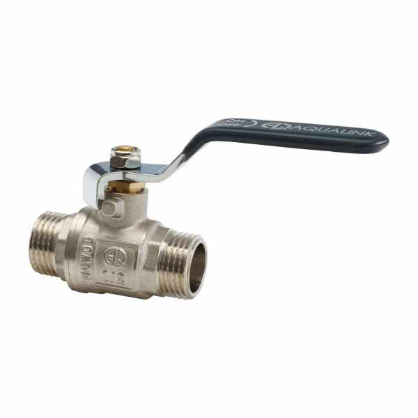 Изображение товара Кран шаровой 1/2 (15) ручка ш/ш AQualink (10шт/уп) в Миди Лтд