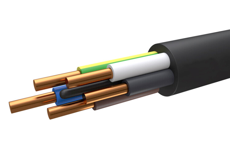 Изображение товара Кабель Радонит ВВГнг 5х1,5 черный ТУ в Миди Лтд