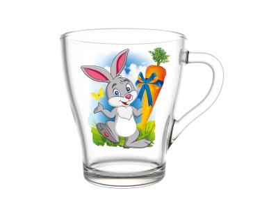 Кружка для чая Зайцы мультяшки 250мл (20шт/уп) Х - фото в Миди Лтд Изображение товара Кружка для чая Зайцы мультяшки 250мл (20шт/уп) Х в Миди Лтд