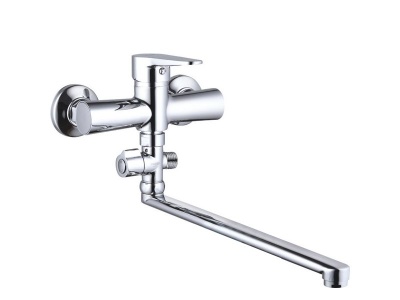 Смеситель для ванны длинный излив PUD6-A ZEGOR - фото в Миди Лтд Изображение товара Смеситель для ванны длинный излив PUD6-A ZEGOR в Миди Лтд