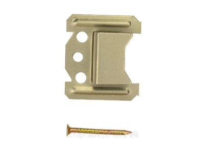 Кляймер №2 для виниловой вагонки и МДФ панелей (100шт/уп) гвозди в комплекте - фото в Миди Лтд Изображение товара Кляймер №2 для виниловой вагонки и МДФ панелей (100шт/уп) гвозди в комплекте в Миди Лтд