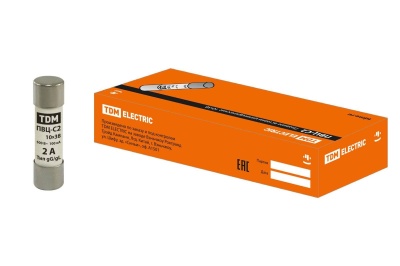 Плавкая вставка С2 10*38 2А TDM - фото в Миди Лтд Изображение товара Плавкая вставка С2 10*38 2А TDM в Миди Лтд