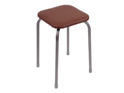 Изображение товара Табурет Эконом NIKA 450х450х460мм коричневый в Миди Лтд