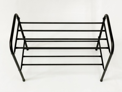 Изображение товара Подставка для обуви 2 полки 80см черный в Миди Лтд