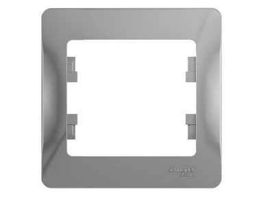 Изображение товара Рамка 1-ая Schneider Glossa алюминевая в Миди Лтд