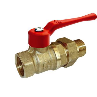 Изображение товара Кран шаровой американка 1" ручка прямой латунь в Миди Лтд