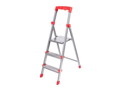 Стремянка металлическая Haushalt высота до рабочей платформы 62см 5кг - фото в Миди Лтд Изображение товара Стремянка металлическая Haushalt высота до рабочей платформы 62см 5кг в Миди Лтд