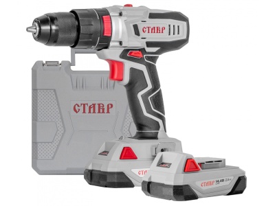 Дрель-шуруповерт аккумуляторная Ставр ДА-14,4/2УК 14.4V 0-400/0-1500об/мин (2аккум) кейс - фото в Миди Лтд Изображение товара Дрель-шуруповерт аккумуляторная Ставр ДА-14,4/2УК 14.4V 0-400/0-1500об/мин (2аккум) кейс в Миди Лтд