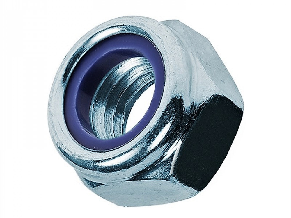Гайка самоконтрящаяся цинк М8 (500шт/уп) - фото в Миди Лтд Изображение товара Гайка самоконтрящаяся цинк М8 (500шт/уп) в Миди Лтд