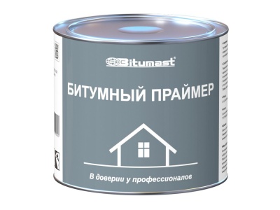 Изображение товара Праймер битумный BITUMAST 2л/1,8кг (6шт/кор; 240шт/пал) в Миди Лтд