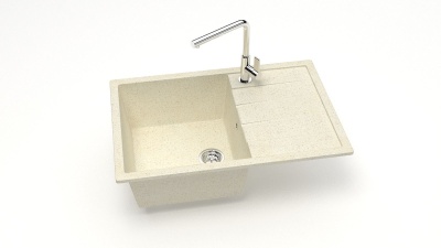 Мойка матовая Карельский Камень Joli 161/Q2 (760*509мм) бежевая - фото в Миди Лтд Изображение товара Мойка матовая Карельский Камень Joli 161/Q2 (760*509мм) бежевая в Миди Лтд