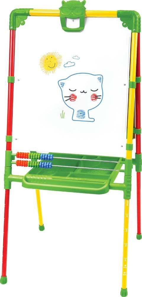 Изображение товара Мольберт NIKA двусторонний желто-красный в Миди Лтд