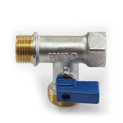Изображение товара Кран для стиральной машины 3-прох 1/2-3/4-1/2 г/ш/ш в Миди Лтд
