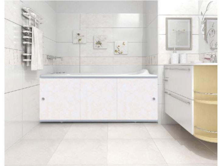 Изображение товара Экран под ванну 1,48м Премиум А кремовый в Миди Лтд