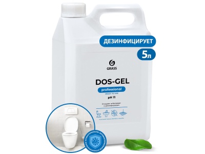 Изображение товара Средство чистящее DOS Gel 5,3л (4шт/уп) в Миди Лтд