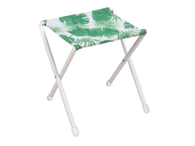 Стул складной дачный NIKA 360x300x360 с тропическими листьями светдый Х - фото в Миди Лтд Изображение товара Стул складной дачный NIKA 360x300x360 с тропическими листьями светдый Х в Миди Лтд