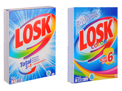 Изображение товара Стиральный порошок автомат LOSK COLOR Горное озеро 450г (4шт/уп) в Миди Лтд