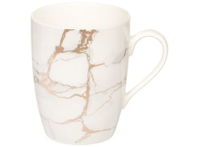 Кружка керамика 360мл Daniks Белый мрамор (12шт/уп) - фото в Миди Лтд Изображение товара Кружка керамика 360мл Daniks Белый мрамор (12шт/уп) в Миди Лтд