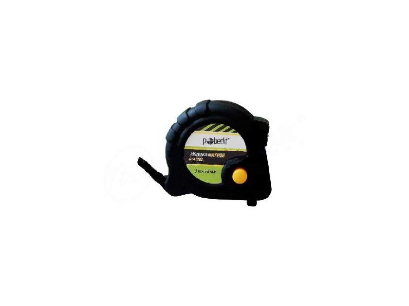 Рулетка  7,5м*25мм Микрон-1 мат. корпус, белая мат. лента - фото в Миди Лтд Изображение товара Рулетка  7,5м*25мм Микрон-1 мат. корпус, белая мат. лента в Миди Лтд