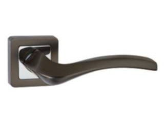 Ручки дверные VESTA QR GR/CP-23 графит/хром - фото в Миди Лтд Изображение товара Ручки дверные VESTA QR GR/CP-23 графит/хром в Миди Лтд