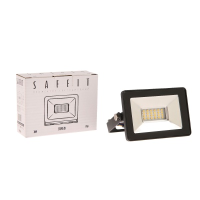 Изображение товара Прожектор светодиодный 20Bт SAFFIT SFL90-20 1800Лм 4000К IP65 черный в Миди Лтд
