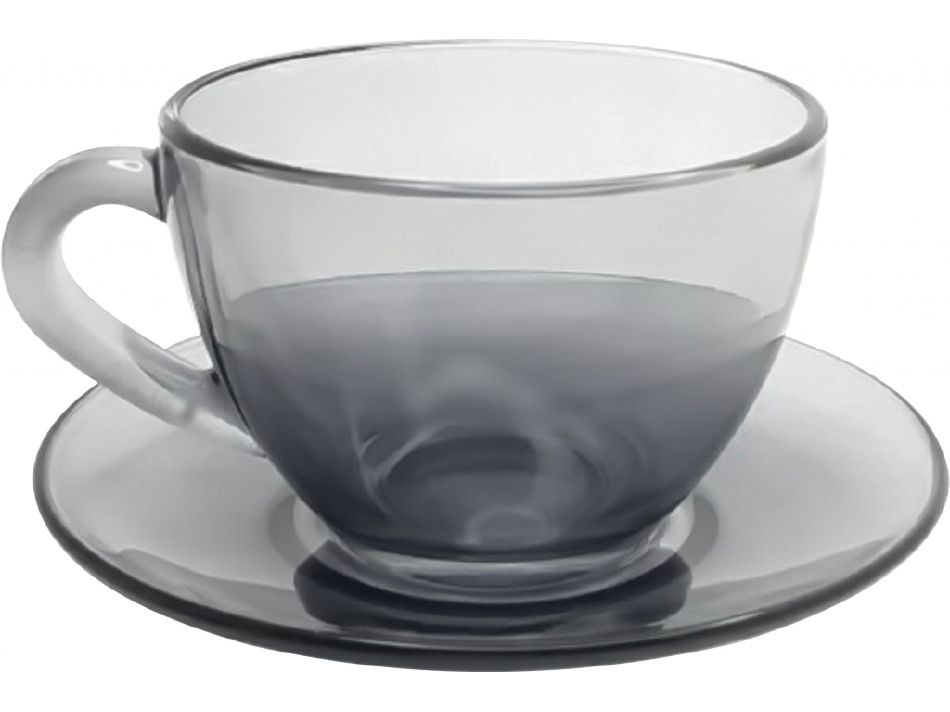 Чайный набор Графит 2пр 200мл (6шт/уп) - фото в Миди Лтд Изображение товара Чайный набор Графит 2пр 200мл (6шт/уп) в Миди Лтд