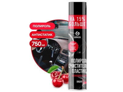 Изображение товара Полироль очиститель для пластика Dashboard Cleaner вишня 0,75л (12шт/уп) в Миди Лтд