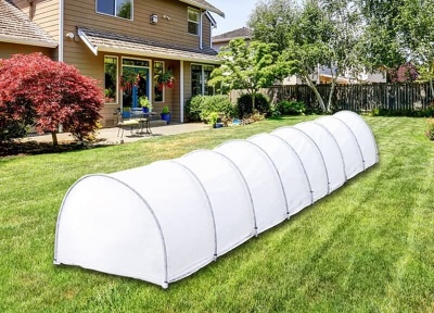 Парник Прекрасная дача в сборе 8м (дуга d=16мм/9шт и укрывной материал) - фото в Миди Лтд Изображение товара Парник Прекрасная дача в сборе 8м (дуга d=16мм/9шт и укрывной материал) в Миди Лтд