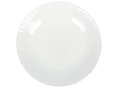 Тарелка обеденная стеклокерамика круглая 24см Daniks Белая (6шт/уп) - фото в Миди Лтд Изображение товара Тарелка обеденная стеклокерамика круглая 24см Daniks Белая (6шт/уп) в Миди Лтд