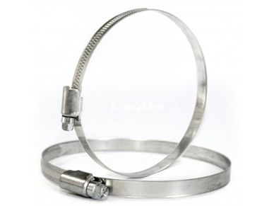 Хомут червячный 130*150мм оцинкованный (50шт/уп) - фото в Миди Лтд Изображение товара Хомут червячный 130*150мм оцинкованный (50шт/уп) в Миди Лтд