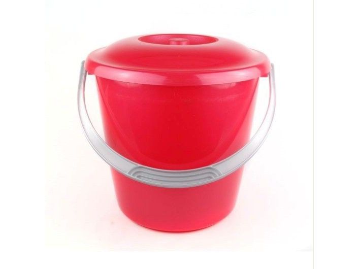 Изображение товара Ведро СОЛО с крышкой перламутровое красное  3л (13шт/уп) в Миди Лтд