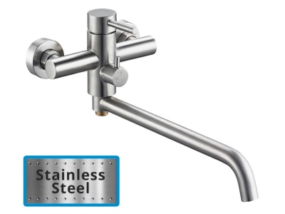 Смеситель для ванны длинный излив SAP7-A ZEGOR - фото в Миди Лтд Изображение товара Смеситель для ванны длинный излив SAP7-A ZEGOR в Миди Лтд