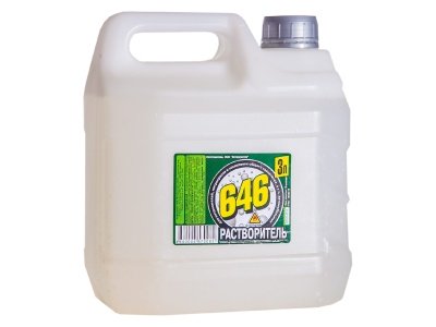 Изображение товара Растворитель 646 3л ГОСТ ИНТЕРСИНТЕЗ (8шт/уп; 200шт/пал) в Миди Лтд