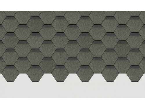 Черепица гибкая битумная DOCKE PIE Standart Сота 1000*318мм Зеленая (3м2/уп) - фото в Миди Лтд Изображение товара Черепица гибкая битумная DOCKE PIE Standart Сота 1000*318мм Зеленая (3м2/уп) в Миди Лтд