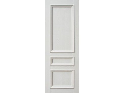 Изображение товара Полотно дверное ПГ еврошпон модель Вероника 5 дуб айвори 800 в Миди Лтд