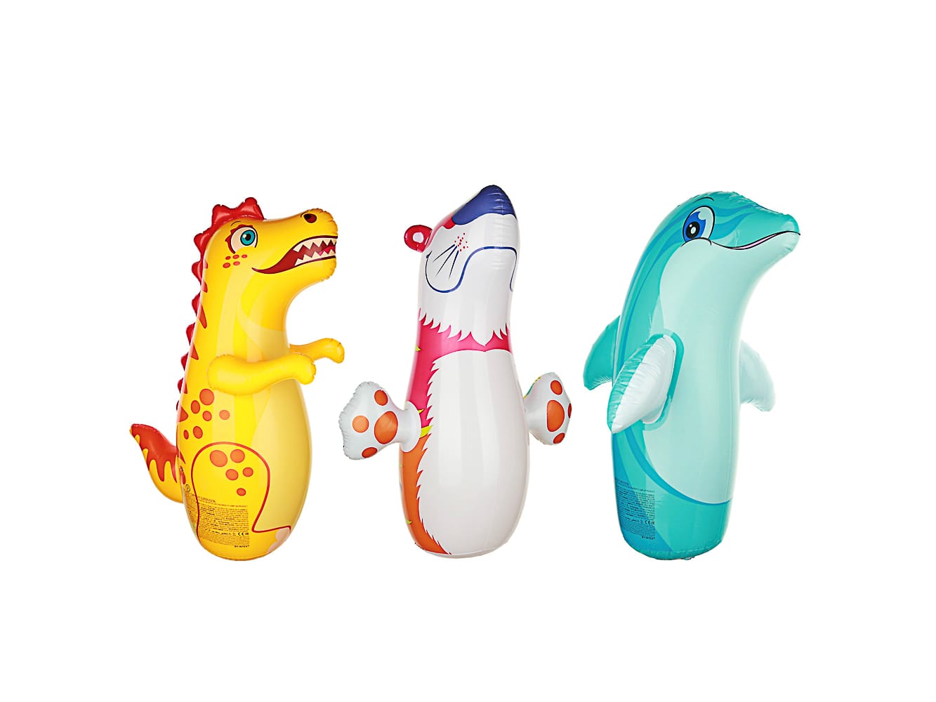 Фигура надувная неваляшка INTEX 94*61см, динозавр 44669 (24шт/кор) - фото в Миди Лтд Изображение товара Фигура надувная неваляшка INTEX 94*61см, динозавр 44669 (24шт/кор) в Миди Лтд