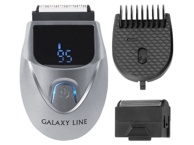 Изображение товара АКЦИЯ Набор для стрижки GALAXY LINE GL 4168 аккумуляторный 3 насадки керамические лезвия USB зарядка в Миди Лтд