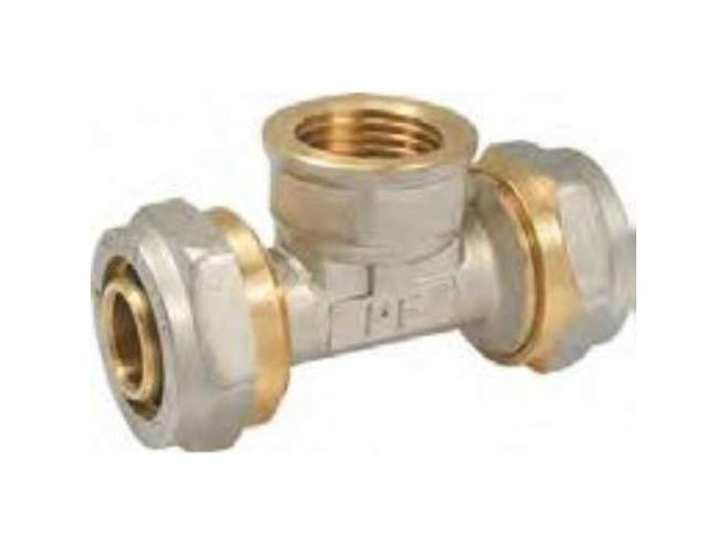 Тройник 20*3/4*20 ц/вн/ц (1/10/50) - фото в Миди Лтд Изображение товара Тройник 20*3/4*20 ц/вн/ц (1/10/50) в Миди Лтд