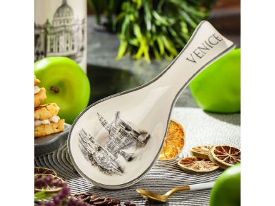 Подставка для ложки доломит Daniks Фьюжн (72шт/уп) - фото в Миди Лтд Изображение товара Подставка для ложки доломит Daniks Фьюжн (72шт/уп) в Миди Лтд