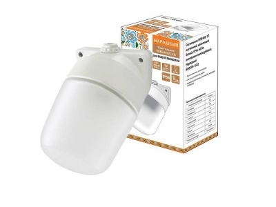 Светильник НПБ400-1П Народный настенный наклонный белый основ. поликарбонат IP54 60Вт TDM - фото в Миди Лтд Изображение товара Светильник НПБ400-1П Народный настенный наклонный белый основ. поликарбонат IP54 60Вт TDM в Миди Лтд