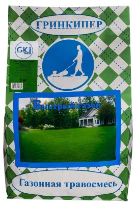 Травосмесь Гринкипер Быстрый газон 5кг - фото в Миди Лтд Изображение товара Травосмесь Гринкипер Быстрый газон 5кг в Миди Лтд