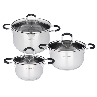 Изображение товара Набор кастрюль 6 предметов     ХХ в Миди Лтд