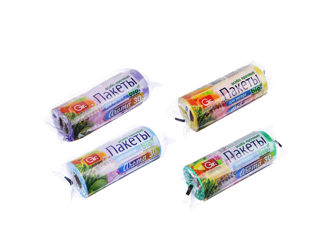 Изображение товара Мешки для мусора  30л, 20шт прочные 4 аромата    ХХ в Миди Лтд