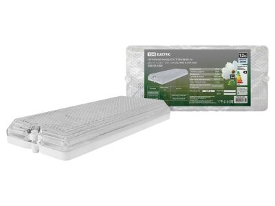Изображение товара Светильник вандалоустойчивый LED ДБО 01-12-001 12ВТ 1000лм 4000К IP54 TDM в Миди Лтд
