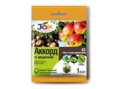 Средство Аккорд от колорадского жука 1мл - фото в Миди Лтд Изображение товара Средство Аккорд от колорадского жука 1мл в Миди Лтд