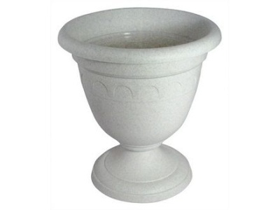 Изображение товара Вазон высокий КОЛЫВАНЬ мрамор д30см 8,1л (7шт/уп) в Миди Лтд