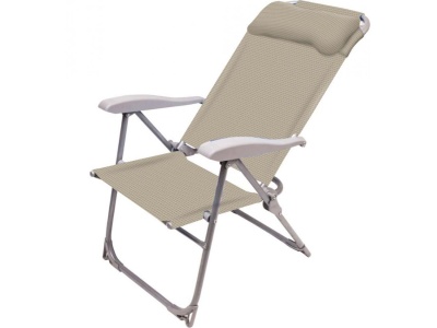 Кресло-шезлонг NIKA 750x590x1090 песочное Х - фото в Миди Лтд Изображение товара Кресло-шезлонг NIKA 750x590x1090 песочное Х в Миди Лтд