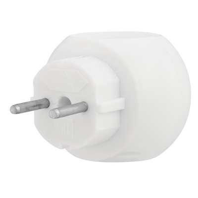 Изображение товара Тройник электрический Шар REXANT 6А белый в Миди Лтд